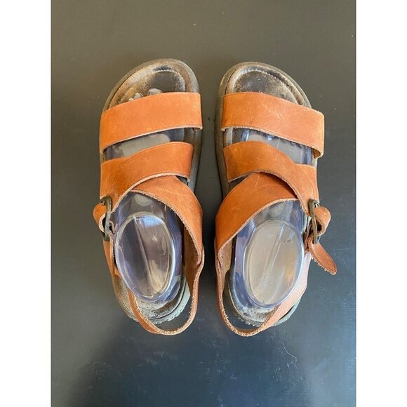 GH Bass & Co Sunjuns Brown Leather Strappy Comfort Slingback Sandals Mens 10M - Picture 12 of 13